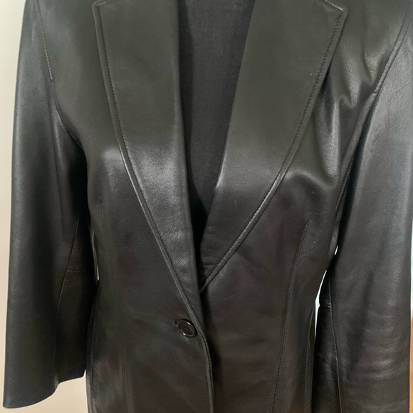 Kate Hill leather coat - Picture 2 of 9